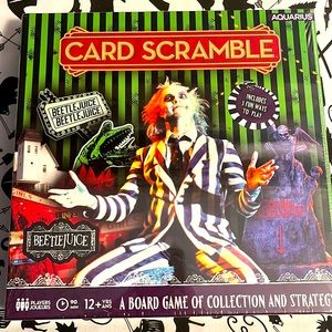 NIB Beetlejuice Card Scramble Game
